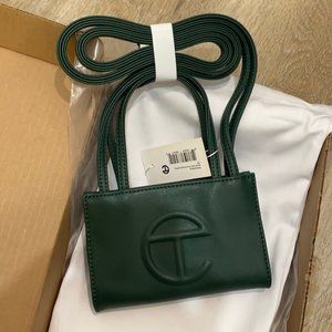Telfar bag- small dark olive green NWT